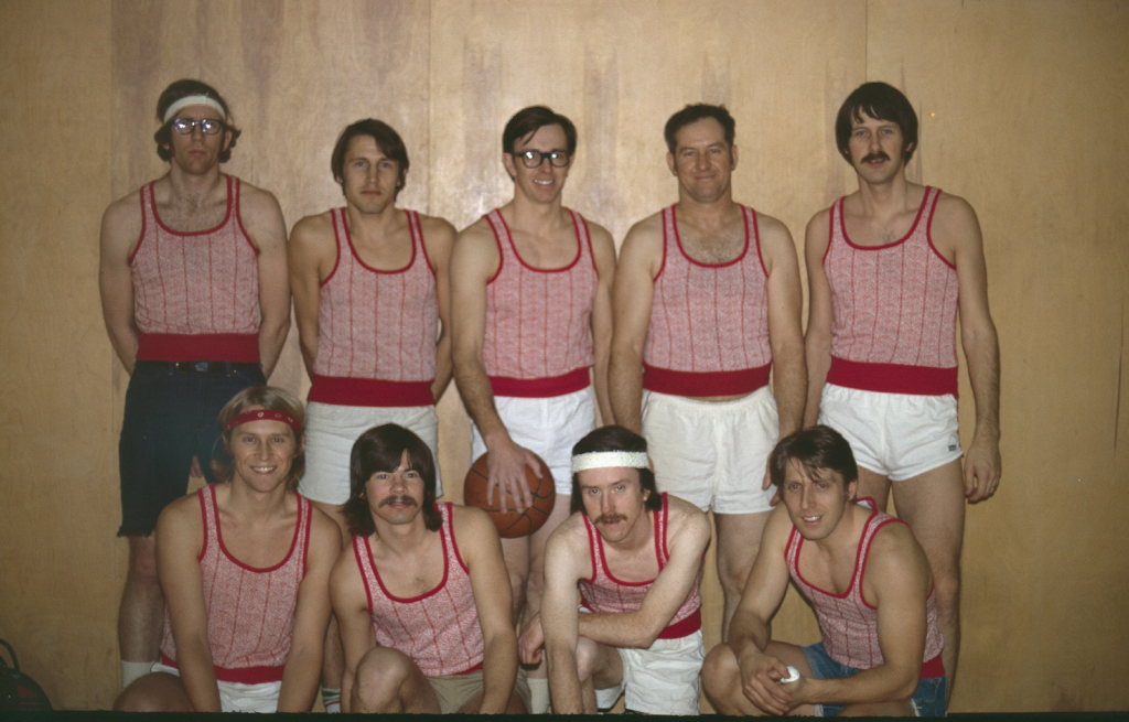 Basketball team in uniform